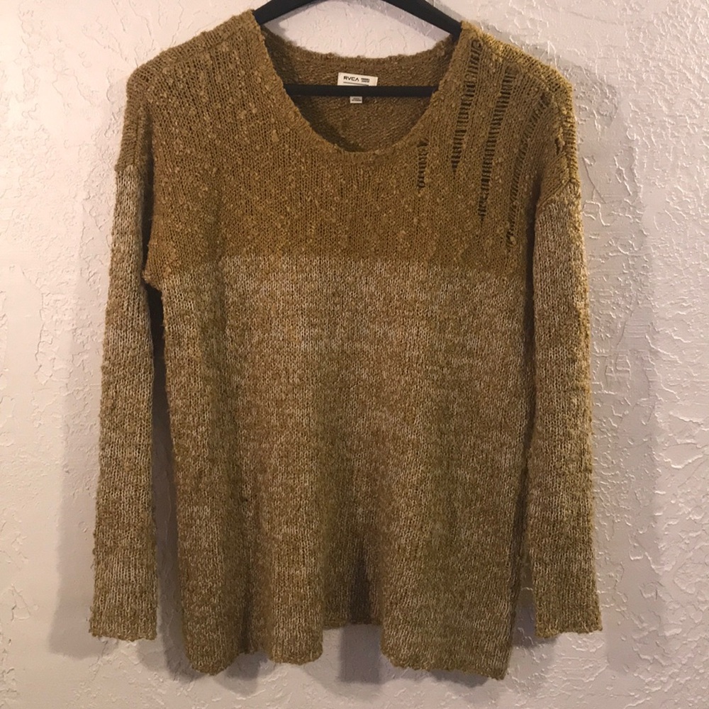 RVCA Distressed Sweater